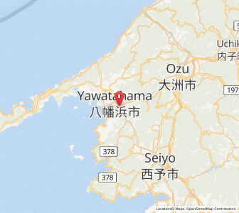 Map of Yawatahama, Ehime