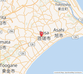 Map of Yōkaichiba, Chiba