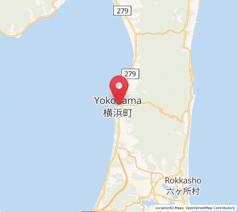 Map of Yokohama, Aomori