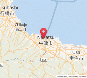 Map of Yoshitomi, Fukuoka