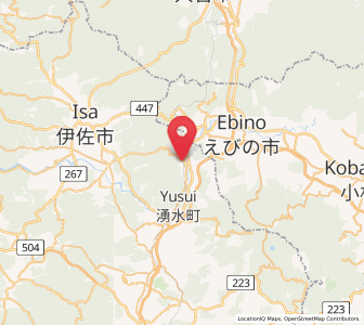 Map of Yotsueda, Kagoshima