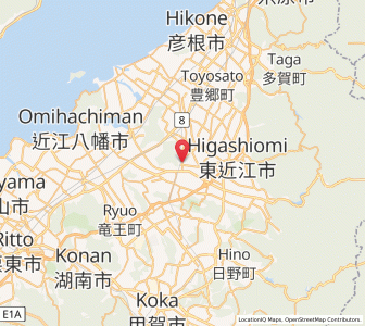 Map of Youkaichi, Shiga
