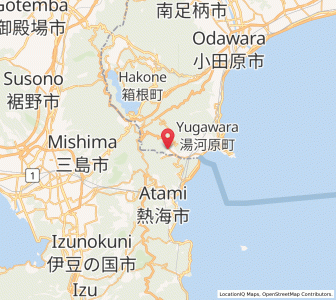 Map of Yugawara, Kanagawa