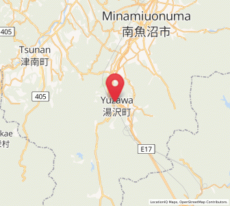 Map of Yuzawa, Niigata