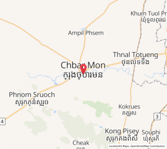 Map of Kampong Speu