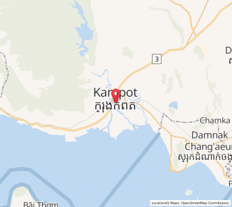Map of Kampot