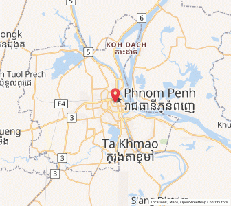 Map of Phnom Penh