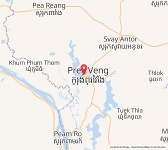 Map of Prey Veng