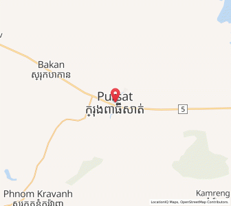 Map of Pursat