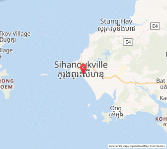 Map of Sihanoukville, Preah Sihanouk