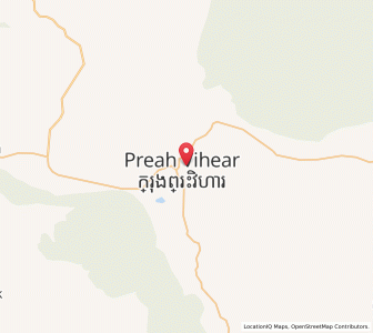 Map of Tbeng Meanchey, Preah Vihear