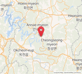 Map of Annam, North Chungcheong