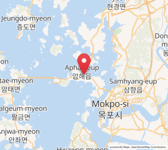 Map of Apae, Jeollanam-do