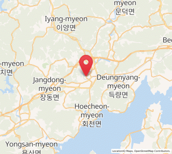 Map of Boseong, Jeollanam-do