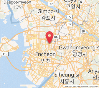 Map of Bupyeong, Incheon