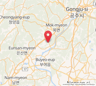 Map of Cheongnam, Chungcheongnam-do