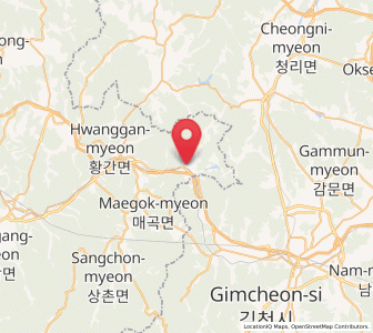 Map of Chupungnyeong, North Chungcheong