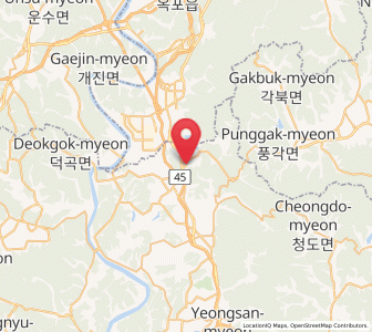 Map of Daehap, Gyeongsangnam-do