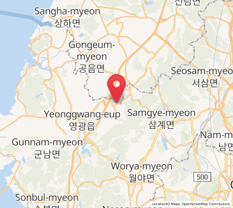 Map of Daema, Jeollanam-do