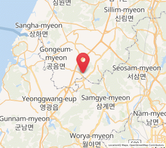 Map of Daesan, Jeollabuk-do