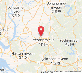 Map of Deokjin, Jeollanam-do