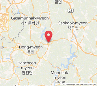 Map of Dongbok, Jeollanam-do