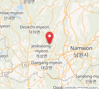 Map of Donggye, Jeollabuk-do