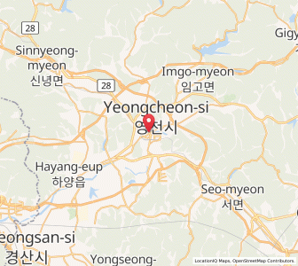 Map of Eisen, Gyeongsangbuk-do