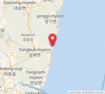 Map of Gampo, Gyeongsangbuk-do