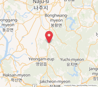 Map of Geumjeong, Jeollanam-do
