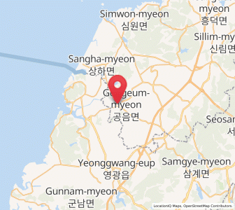 Map of Gongeum, Jeollabuk-do