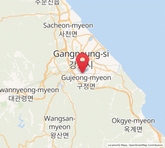 Map of Gujeong, Gangwon-do