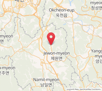 Map of Gunbuk, Chungcheongnam-do