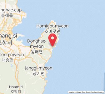 Map of Guryongpo, Gyeongsangbuk-do