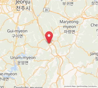 Map of Gwanchon, Jeollabuk-do