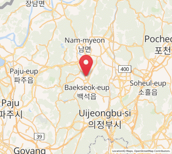 Map of Gwangjeok, Gyeonggi-do