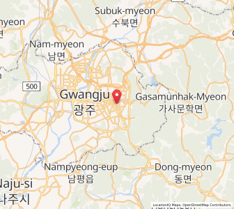 Map of Gwangju, Gwangju