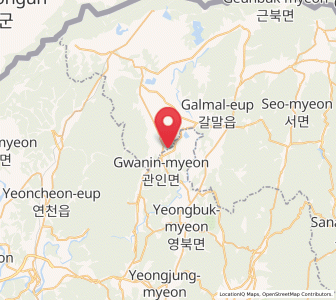 Map of Gwanin, Gyeonggi-do