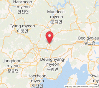 Map of Gyeombaek, Jeollanam-do