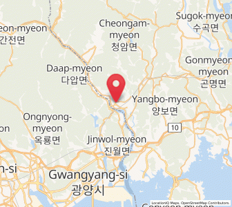Map of Hadong, Gyeongsangnam-do