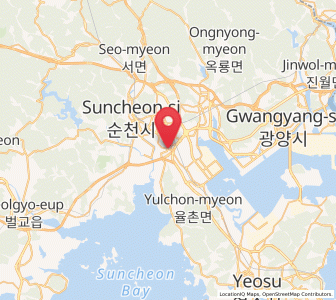 Map of Haeryong, Jeollanam-do