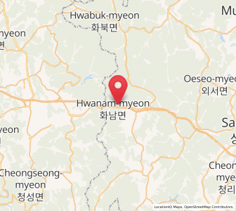 Map of Hwanam, Gyeongsangbuk-do
