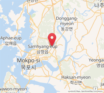 Map of Illo, Jeollanam-do
