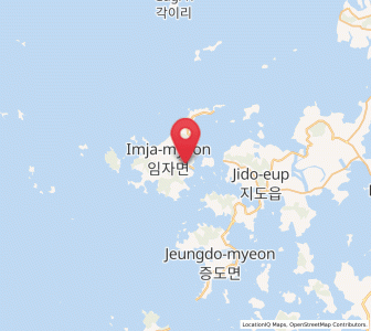 Map of Imja, Jeollanam-do
