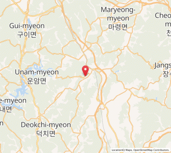 Map of Imsil, Jeollabuk-do