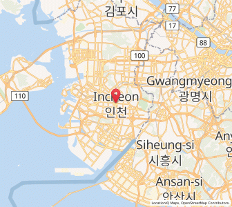 Map of Incheon, Incheon