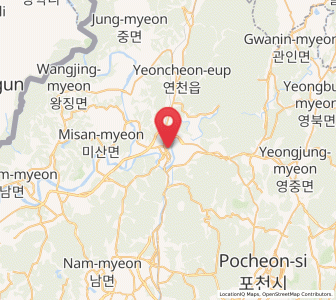 Map of Jeongok, Gyeonggi-do