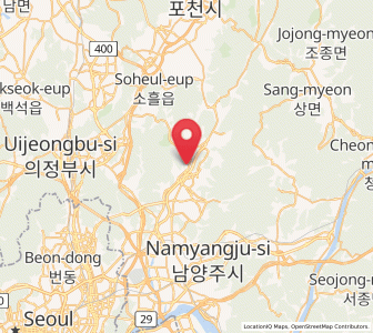Map of Jinjeop, Gyeonggi-do