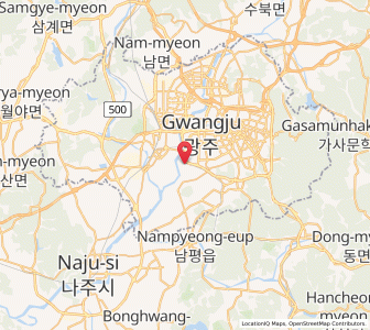Map of Masan, Gwangju