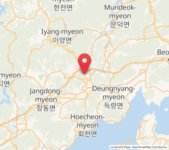 Map of Miryeok, Jeollanam-do
